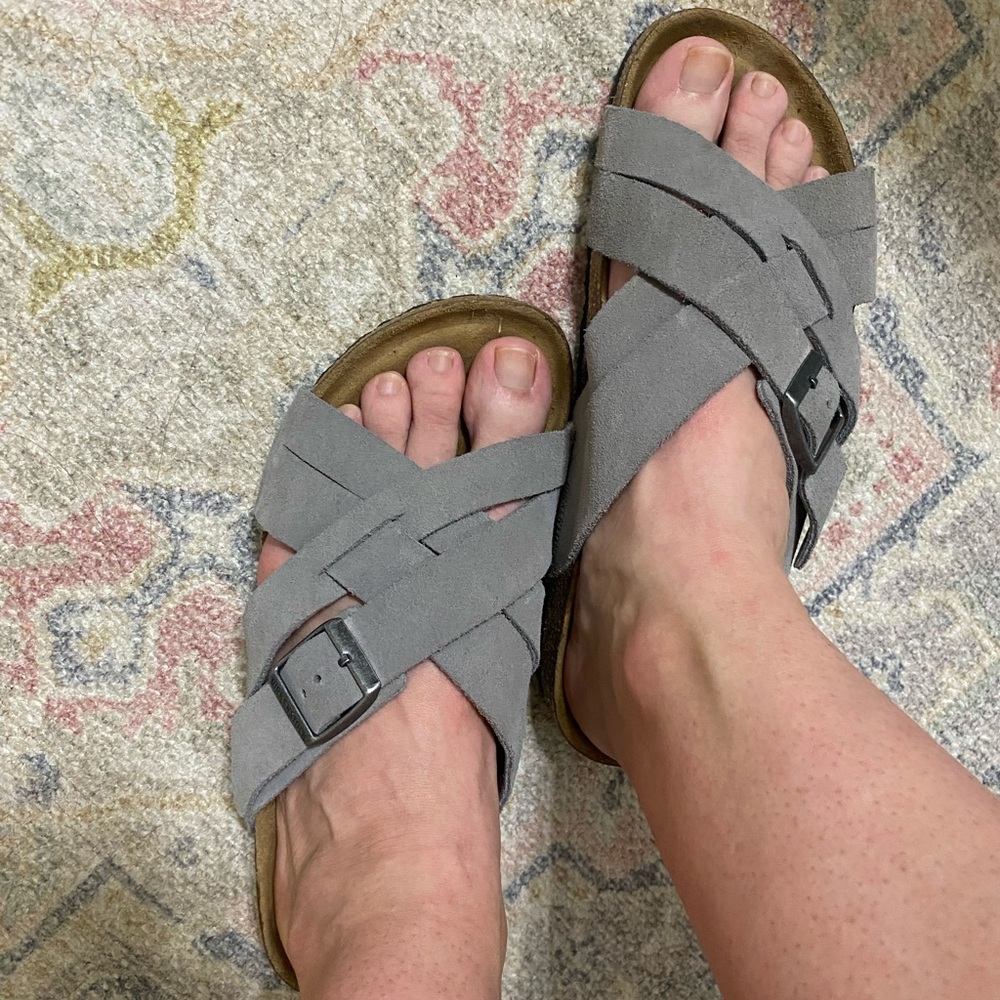 Women's Grey Birkenstocks